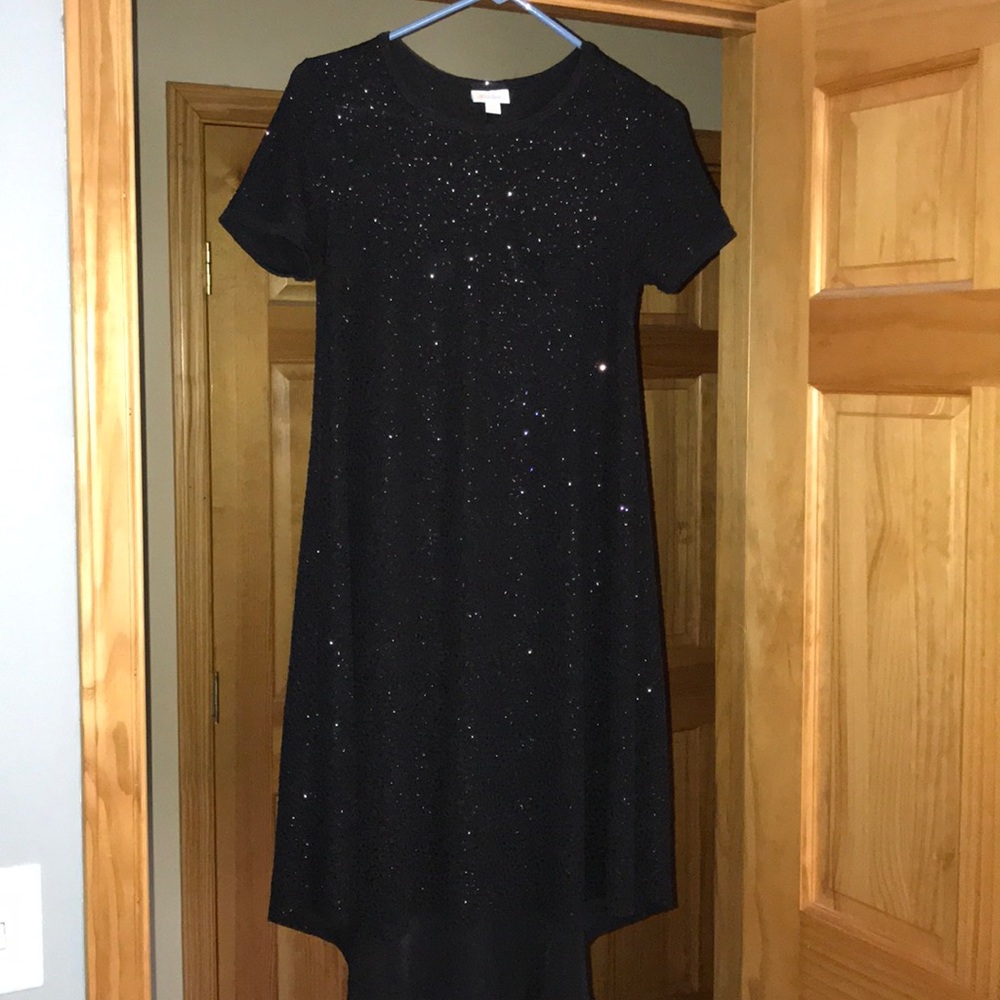 LuLaRoe Carly Elegant Sparkly High/Low XXS